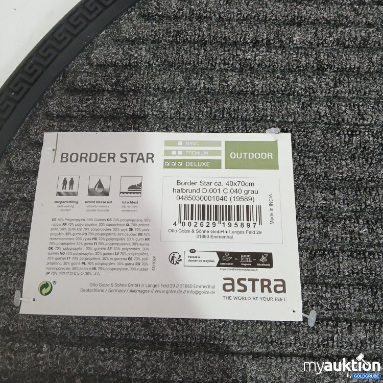 Artikel Nr. 439906 Artikel Nr. 439906: Astra Border Star Outdoor 40x70cm grau