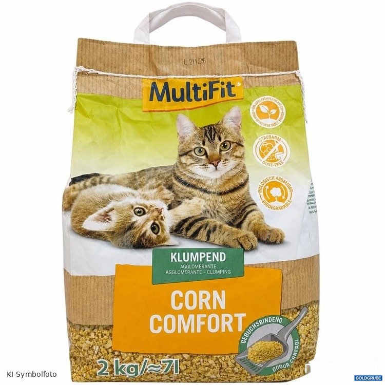 Artikel Nr. 470906: MultiFit Katzenstreu klumpend Corn Comfort 2kg