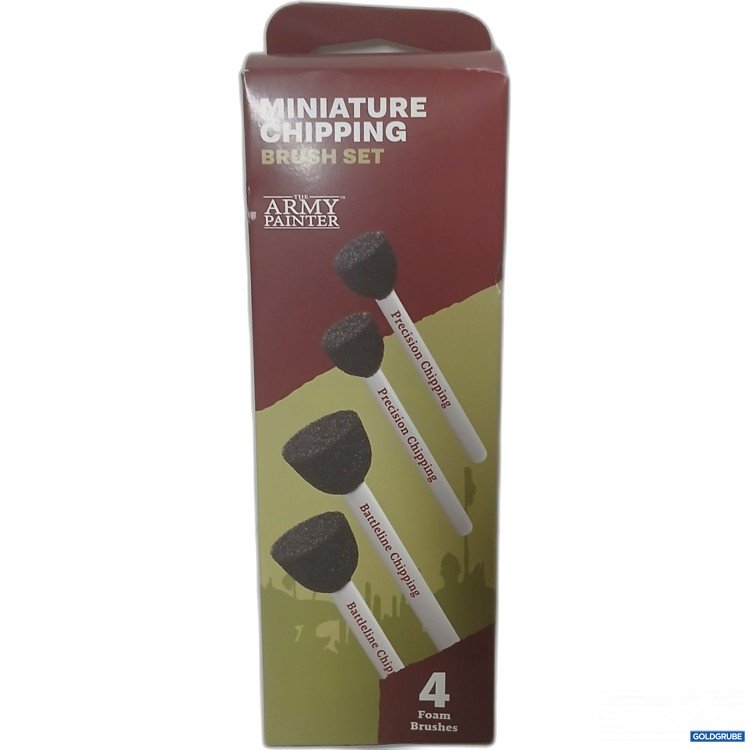 Artikel Nr. 917906: The Army Painter Miniature Chipping Brush Set 4x