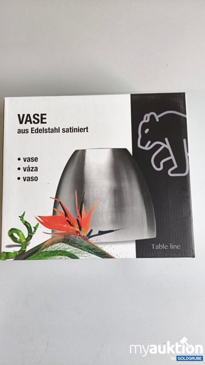 Artikel Nr. 928906 Artikel Nr. 928906: Vase aus Edelstahl satiniert Berndorf