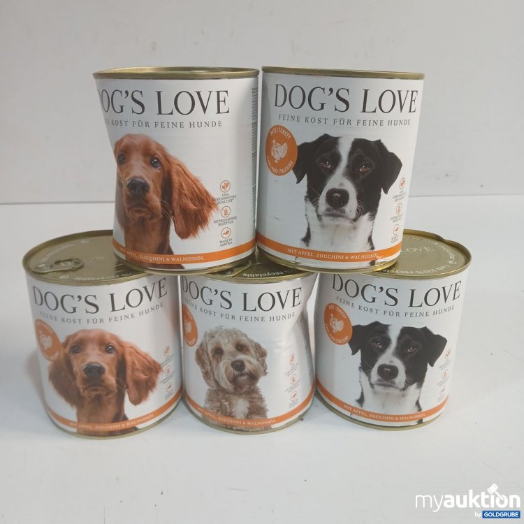 Artikel Nr. 952906: DOG'S LOVE Feine Kost für feine Hunde Pute 5x800 g