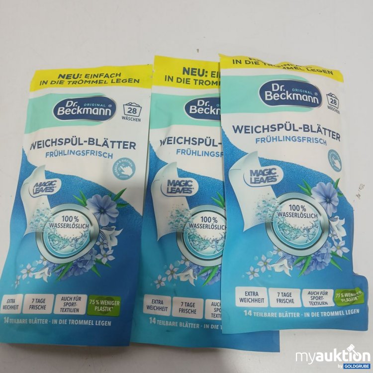 Artikel Nr. 959906: Dr. Beckmann Weichspül-Blätter Frühlingsfrisch 3x14 Stück