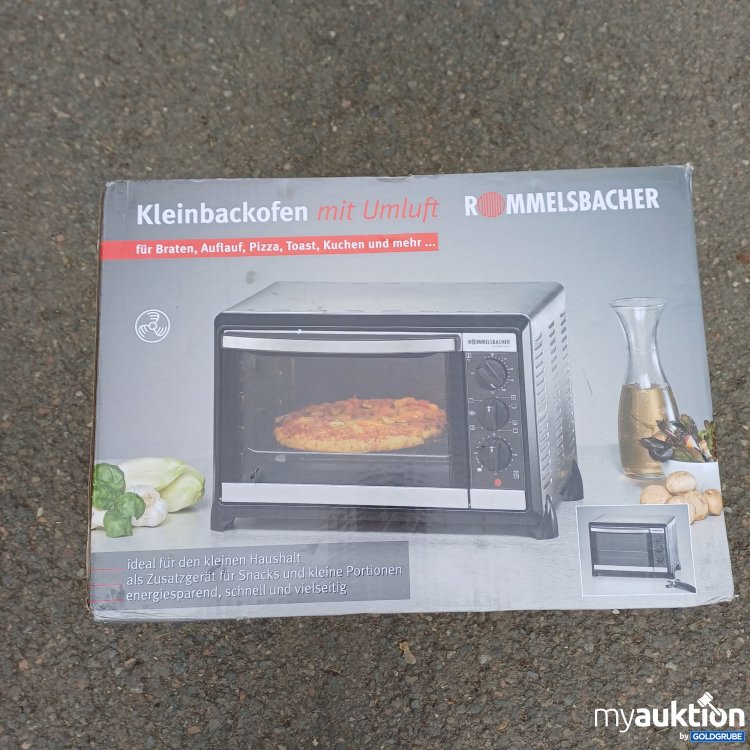 Artikel Nr. 960906: Rommelsbacher Kleinbackofen mit Umluft BG1055/E 