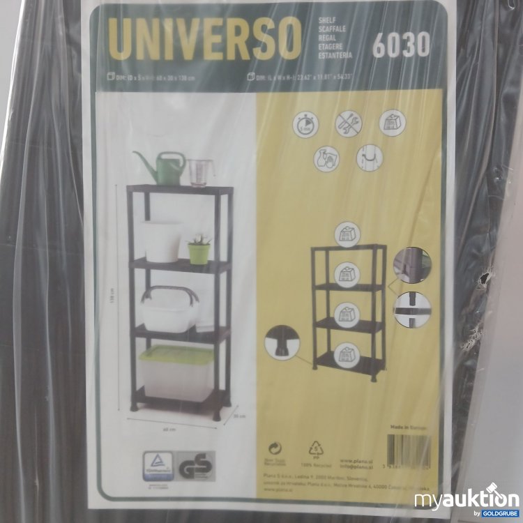 Artikel Nr. 995906: Plana Universo 6030 Kunststoff-Steckregal ca 60x30x138cm