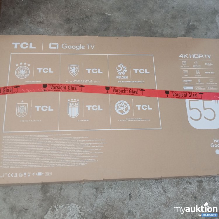 Artikel Nr. 465907 Artikel Nr. 465907: TCL 4K HDRTV 55 Zoll ZQU248593D