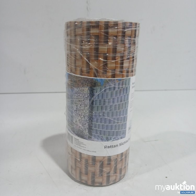 Artikel Nr. 468907 Artikel Nr. 468907: Rattan Sichtschutzrolle Hellbraun 255 x 19 cm