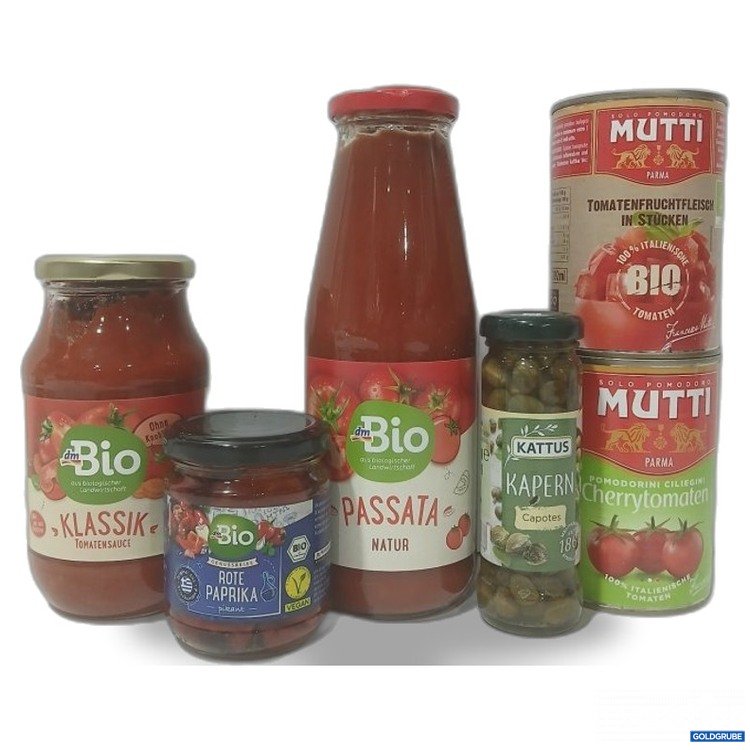 Artikel Nr. 471907 Artikel Nr. 471907: Lebensmittel verschiedene Artikel (Tomaten, Paprika, Kapern)