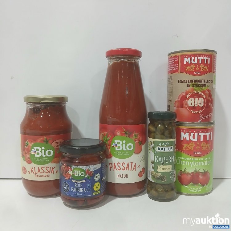 Artikel Nr. 471907 Artikel Nr. 471907: Lebensmittel verschiedene Artikel (Tomaten, Paprika, Kapern)
