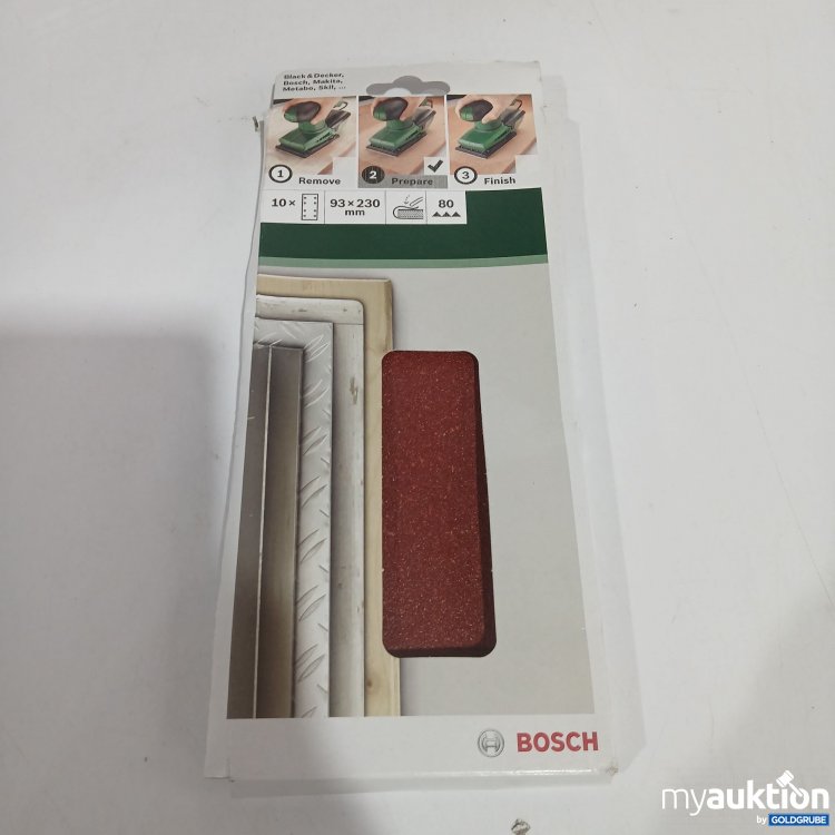 Artikel Nr. 812907 Artikel Nr. 812907: Bosch Schleifpapier 93x230mm 10Stk