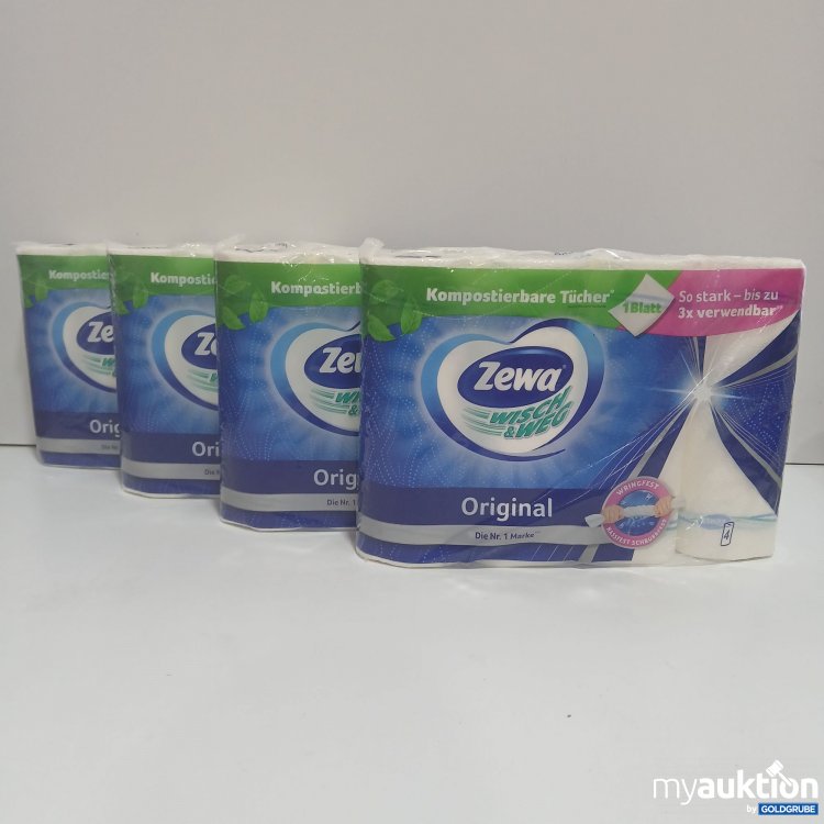 Artikel Nr. 865907: Zewa Tücher 4er Pack x4 Rollen 