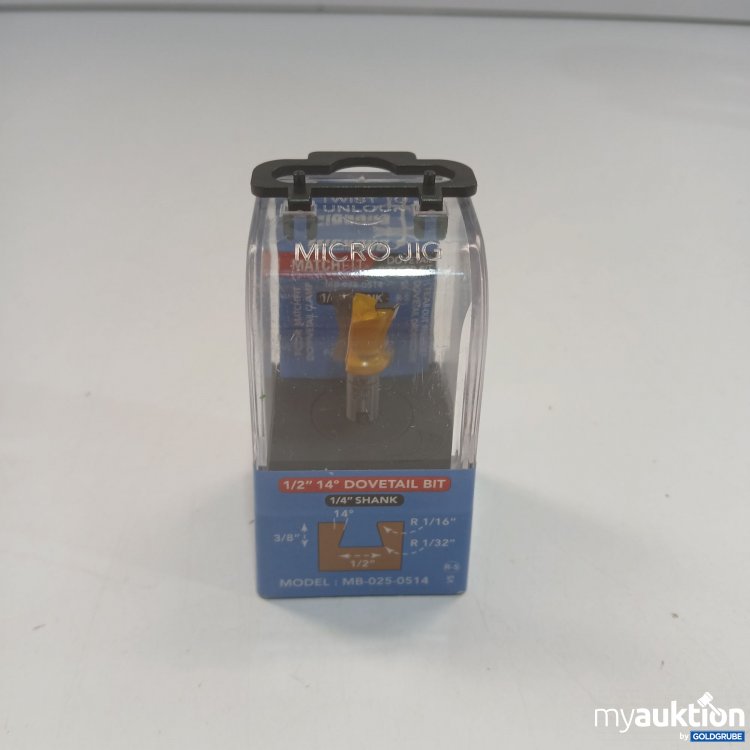 Artikel Nr. 873907 Artikel Nr. 873907: MicroJig Dovetail Router Bit 1/2"