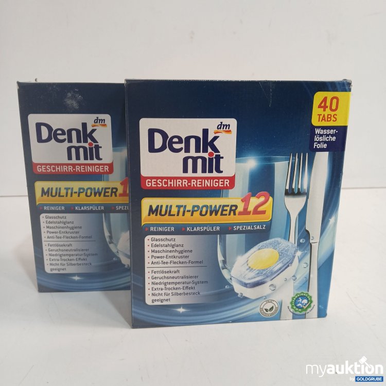 Artikel Nr. 884907: Denk mit Geschirr Reiniger Tabs je 40x 