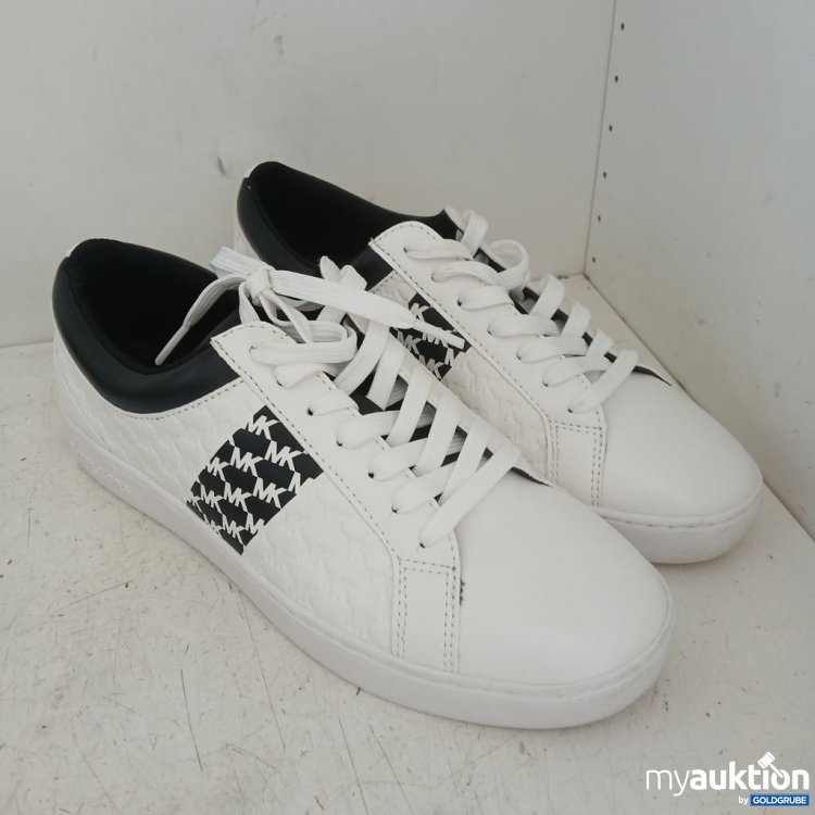 Artikel Nr. 954907: Michael Kors Juno Stripe Lace Up Sneaker Schwarz-Weiß