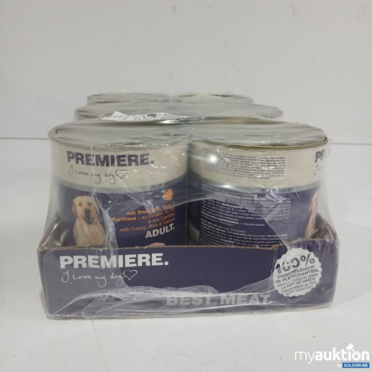 Artikel Nr. 973907 Artikel Nr. 973907: PREMIERE Hundefutter Adult Truthahn, Karotten & Reid 6x800g