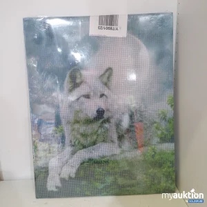 Artikel Nr. 722907: Diamond Painting Wolf im Grünen Wandbild 50x40cm 