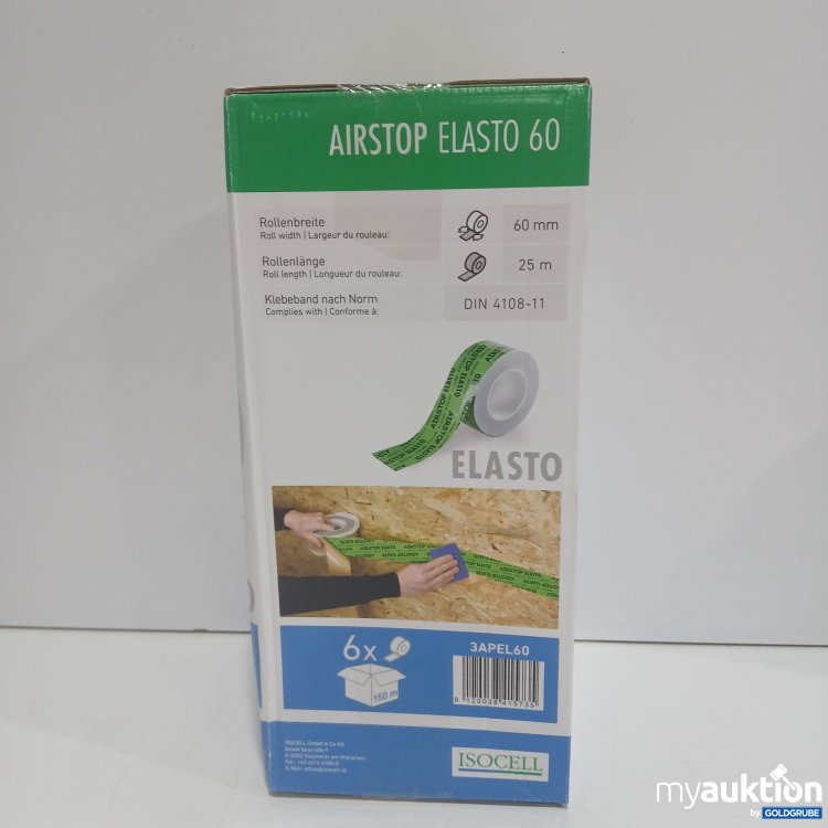 Artikel Nr. 523908 Artikel Nr. 523908: isocell AIRSTOP ELASTO Klebeband 6x150m