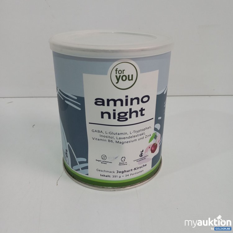 Artikel Nr. 819908 Artikel Nr. 819908: For you Amino Night Joghurt Kirsche 391g