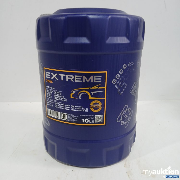 Artikel Nr. 870908: Mannol Extreme 7915  SAE 5W-40 10l