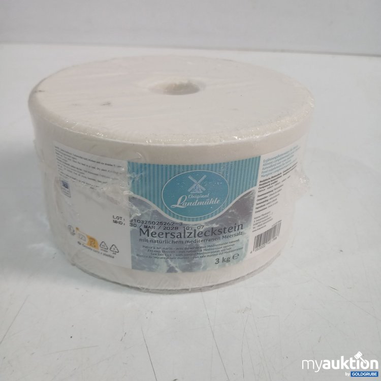 Artikel Nr. 895908: Original Landmühle Meersalzleckstein 3kg