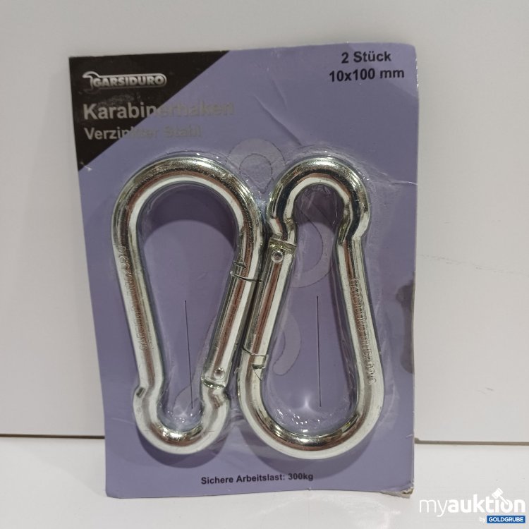 Artikel Nr. 898908: Garsiduro Karabinahaken 2Stk, 10x100mm