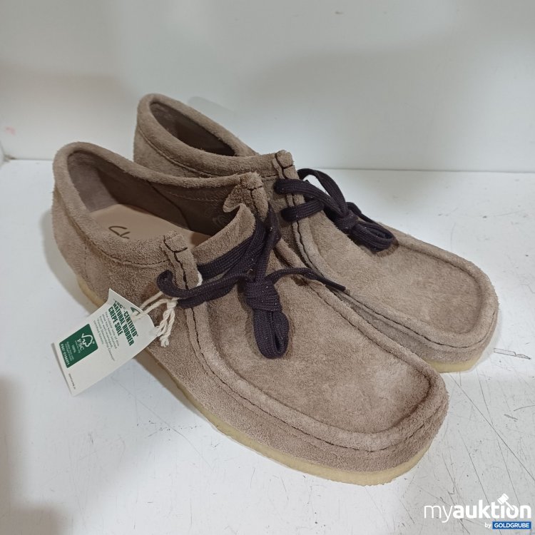 Artikel Nr. 931908 Artikel Nr. 931908: Clarks Wallabee Mokassins, echtes Wildleder, Kreppsohle