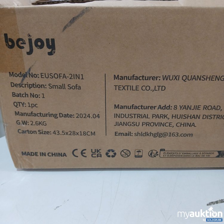 Artikel Nr. 957908: Bejoy 2 in 1 Floor Chair Bund 43.5x28x18cm 