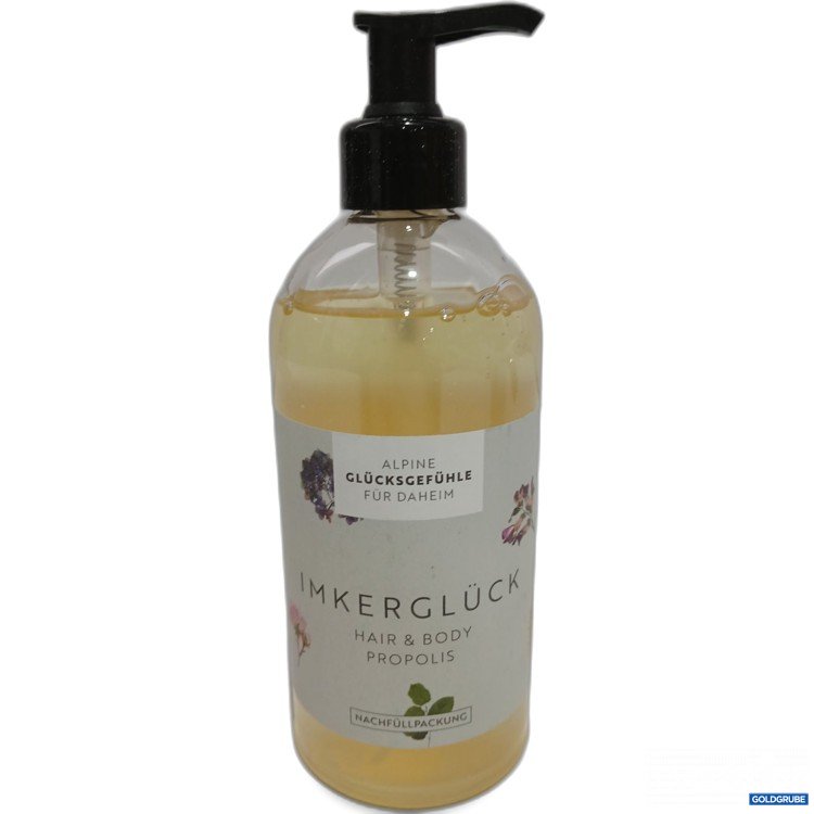 Artikel Nr. 962908 Artikel Nr. 962908: IMKERGLÜK Hair&Body Propolis 500ml