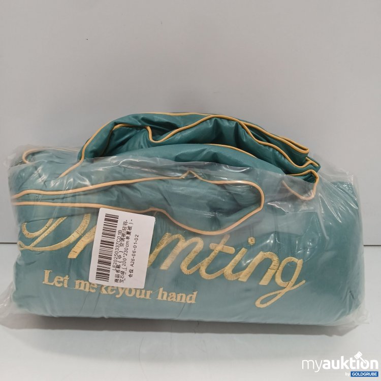 Artikel Nr. 963908 Artikel Nr. 963908: Decke grün 200*230cm mit Stickerei