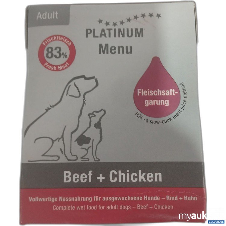 Artikel Nr. 984908: Platinuum Menü Hund 375g 