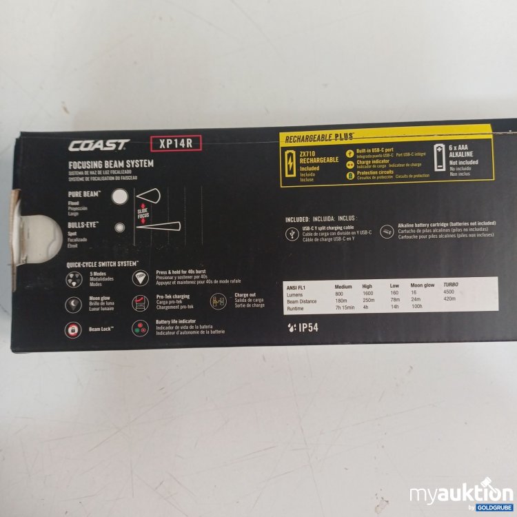 Artikel Nr. 987908 Artikel Nr. 987908: Coast Taschenlampe XP14R