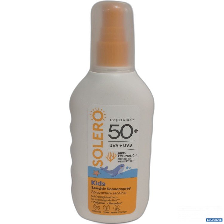 Artikel Nr. 998908: Solero Kids sensitiv Sonnenspray 50+ 200ml 