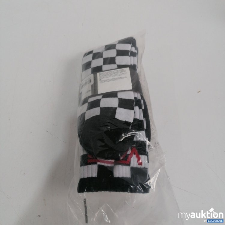 Artikel Nr. 442909: Vans Socken 3 Paare, weiß, schwarz, Kariert 