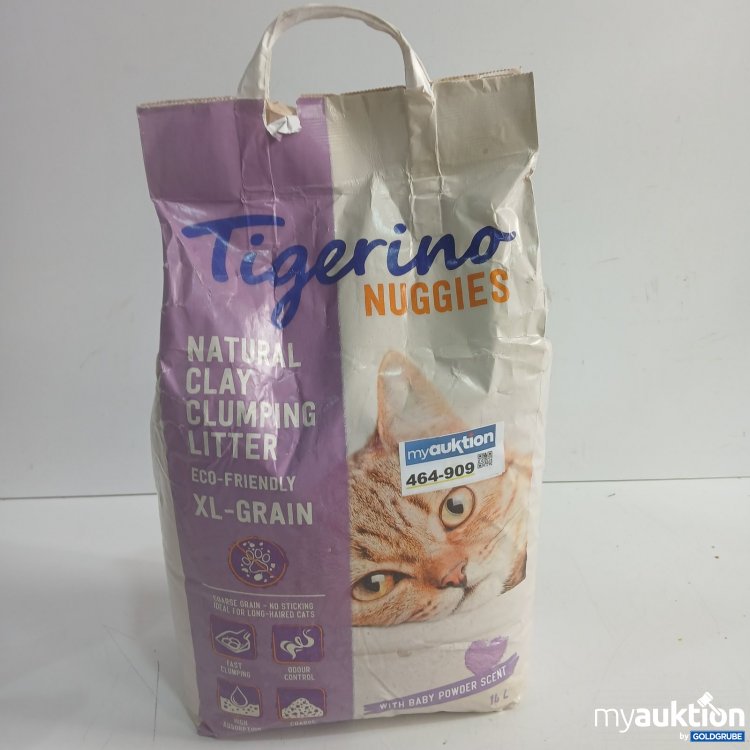 Artikel Nr. 464909: Tigerino Nuggies Katzenstreu Natural Clay XL-Grain 14L