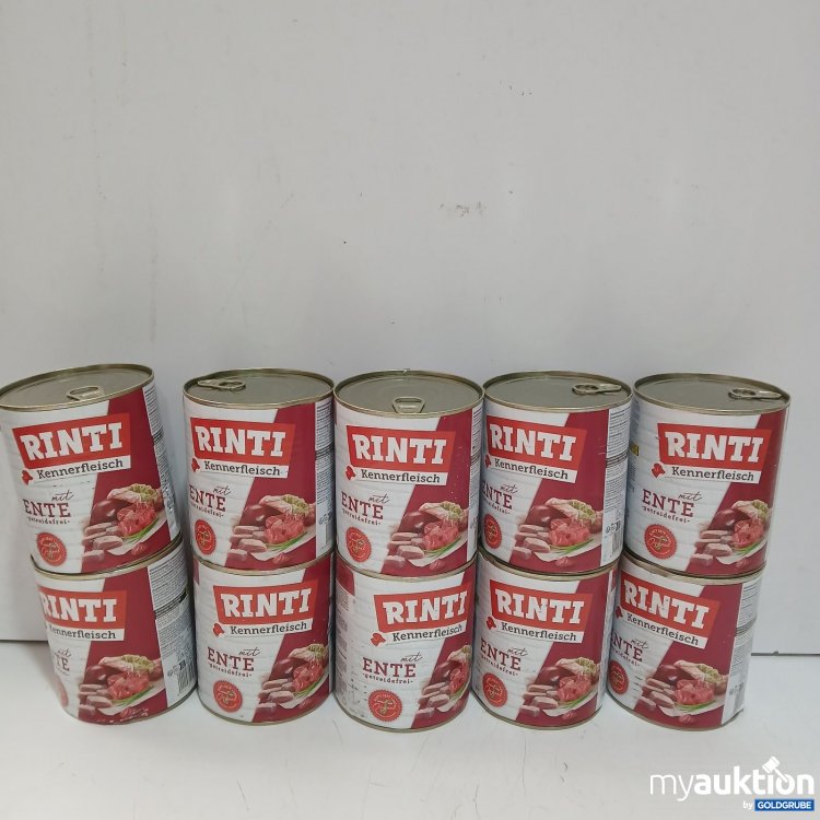 Artikel Nr. 470909: Rinti 10x800g Kennerfleisch mit Ente getreidefrei
