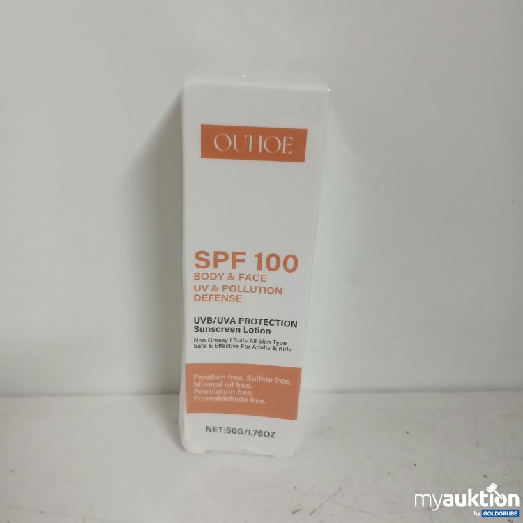 Artikel Nr. 827909 Artikel Nr. 827909: Ouhoe Lotion SPF 100 50g