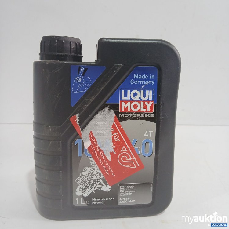 Artikel Nr. 872909 Artikel Nr. 872909: Liqui Moly 10W-40 4T 1L