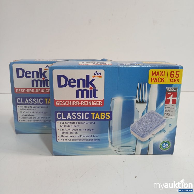 Artikel Nr. 884909: Denk mit Geschirr-Reiniger Classic Tabs je 65Tabs 
