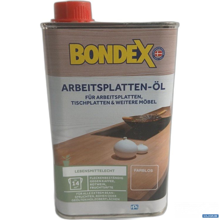Artikel Nr. 919909: Bondex Arbeitsplatten-Öl Farb- und geruchsneutral 500ml