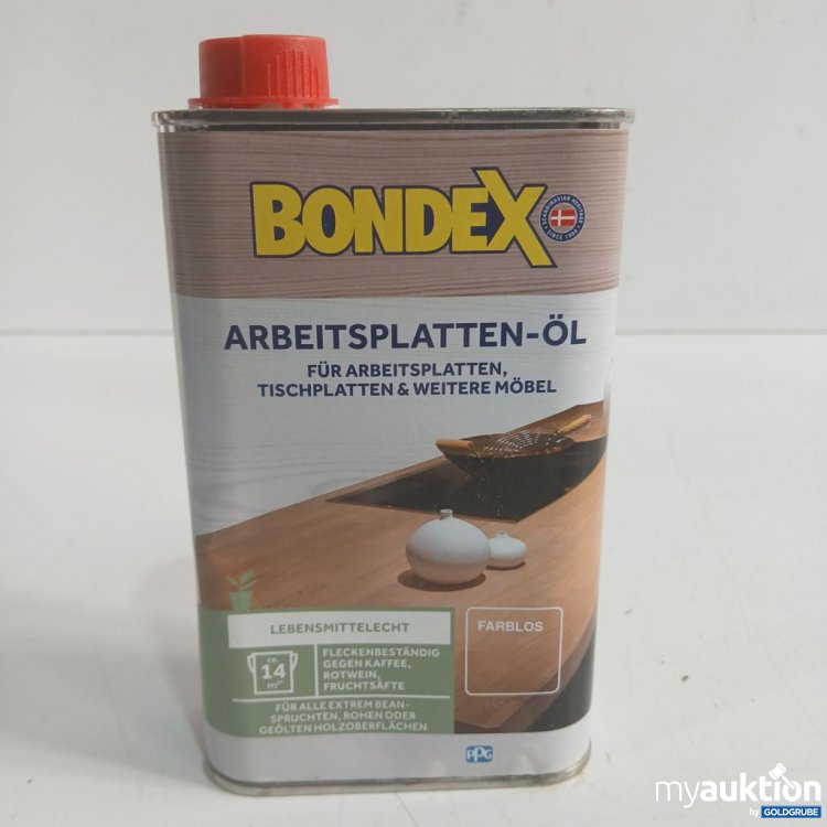 Artikel Nr. 919909: Bondex Arbeitsplatten-Öl Farb- und geruchsneutral 500ml