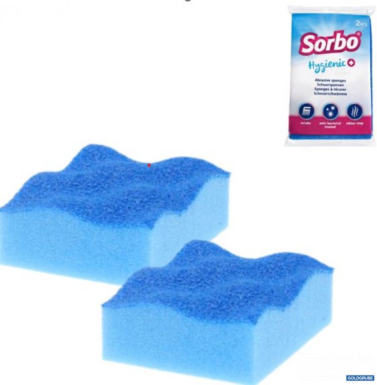 Artikel Nr. 924909: Sorbo Scheuerschwamm Hygienic+ Set mit 2