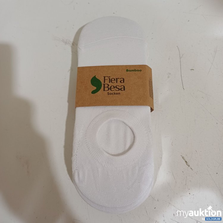 Artikel Nr. 931909 Artikel Nr. 931909: Fiera Besa Bambus-Socken, 4Paar, Weiß