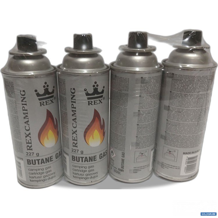 Artikel Nr. 970909 Artikel Nr. 970909: Rex Camping Butane Gas 4x227g