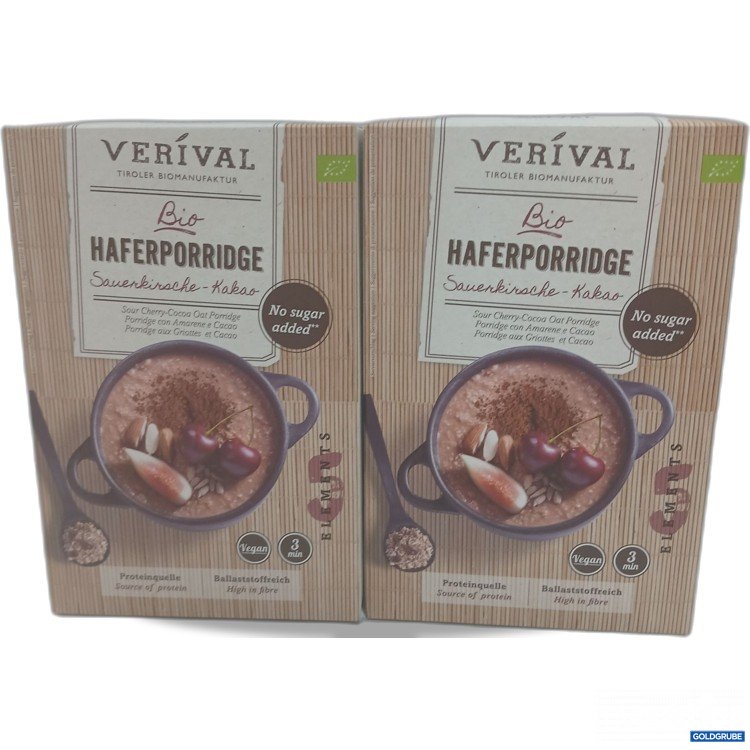 Artikel Nr. 997909 Artikel Nr. 997909: Verival Bio Haferporridge Sauerkirsch-Kakao je 350g 2Stk