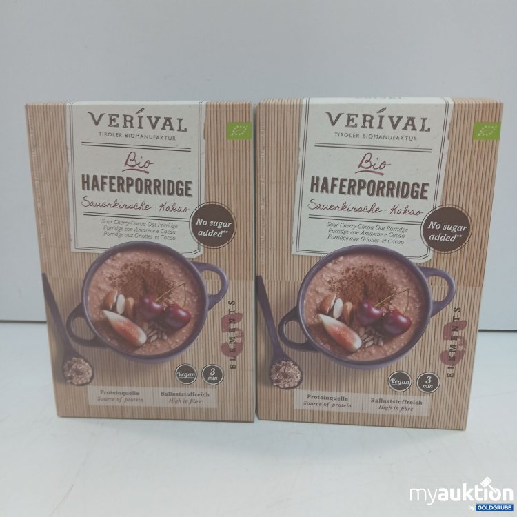 Artikel Nr. 997909 Artikel Nr. 997909: Verival Bio Haferporridge Sauerkirsch-Kakao je 350g 2Stk