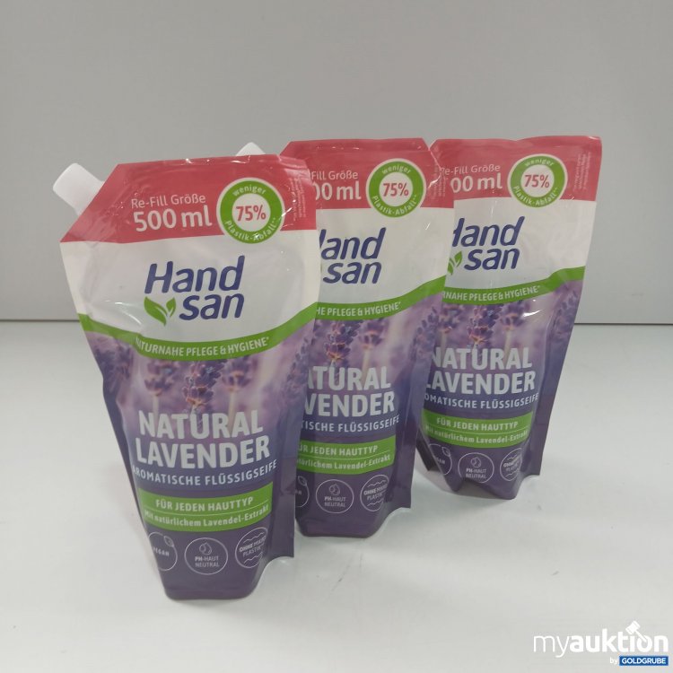 Artikel Nr. 852910: Handsan Natural Lavender 3x500ml