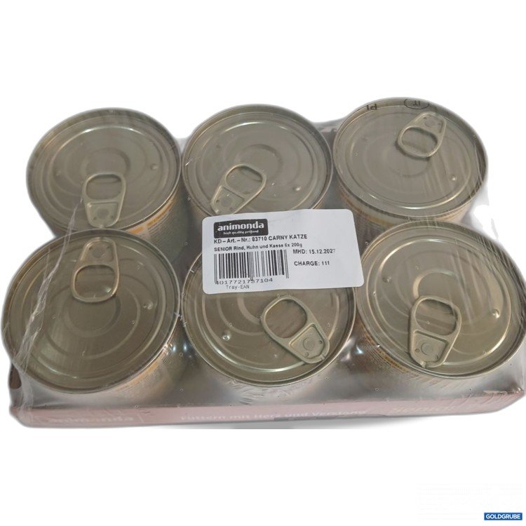 Artikel Nr. 952910: animonda Carny Katzenfutter Senior Rind, Huhn & Käse 6x200 g