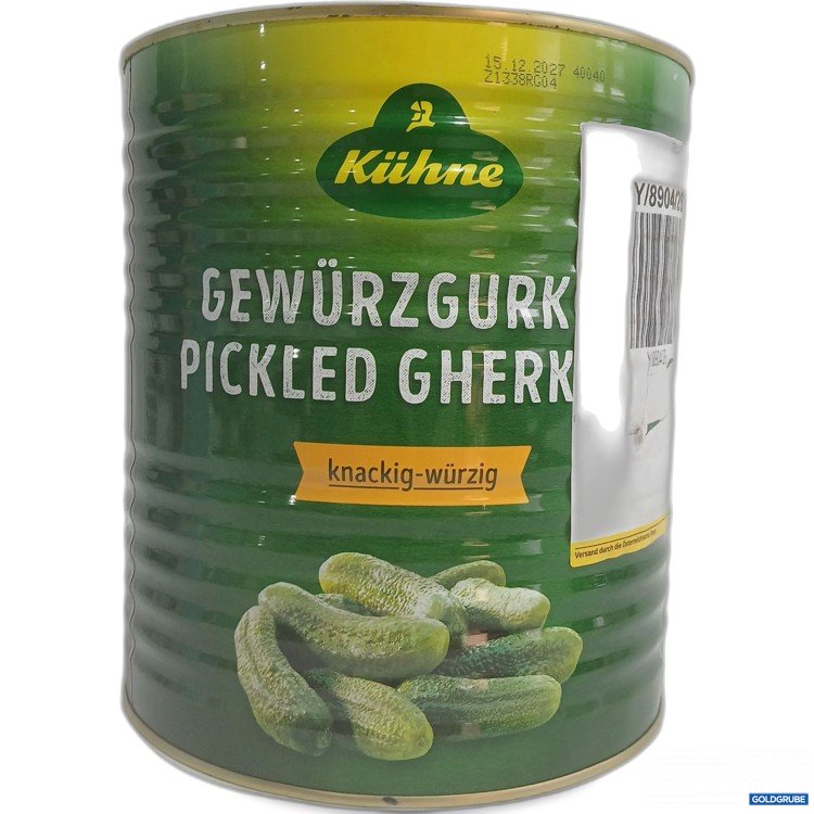 Artikel Nr. 969910: Kühne Gewürzgurken knackig-würzig 9700g 