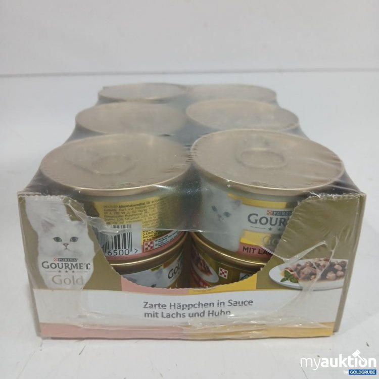 Artikel Nr. 973910: Purina Gourmet Gold Zarte Häppchen in Sauce mit Lachs und Huhn 12x85 g