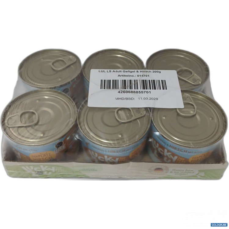 Artikel Nr. 976910 Artikel Nr. 976910: Lucky Lou Adult Geflügel & Hirsch 6×200g