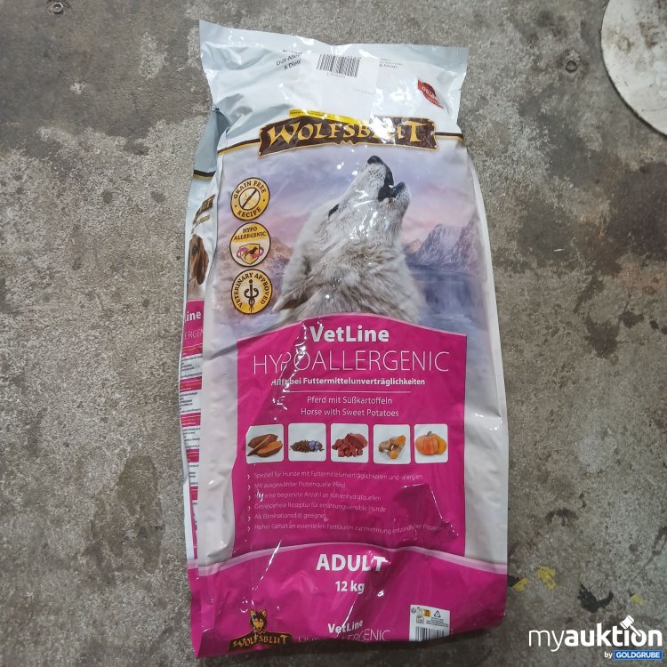 Artikel Nr. 990910: Wolfsblut Vetline Hypoallergenic Hundefutter Adult 12kg 